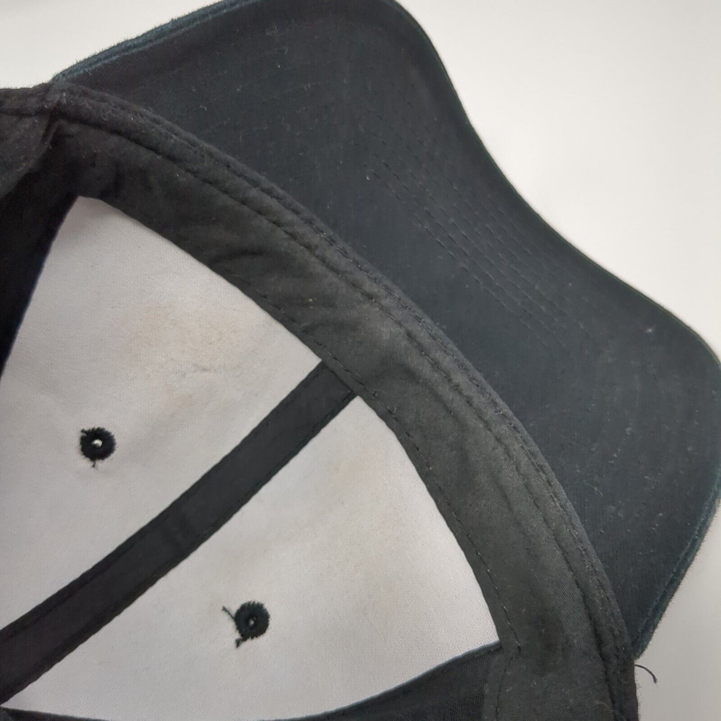 Letter P Strapback Hat Black One Size Adjustable Outdoor Cap 6 Panel