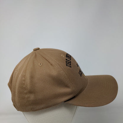 USS Indianapolis LCS 17 Strapback Hat Brown One Size Patriotic The Corps Barbara