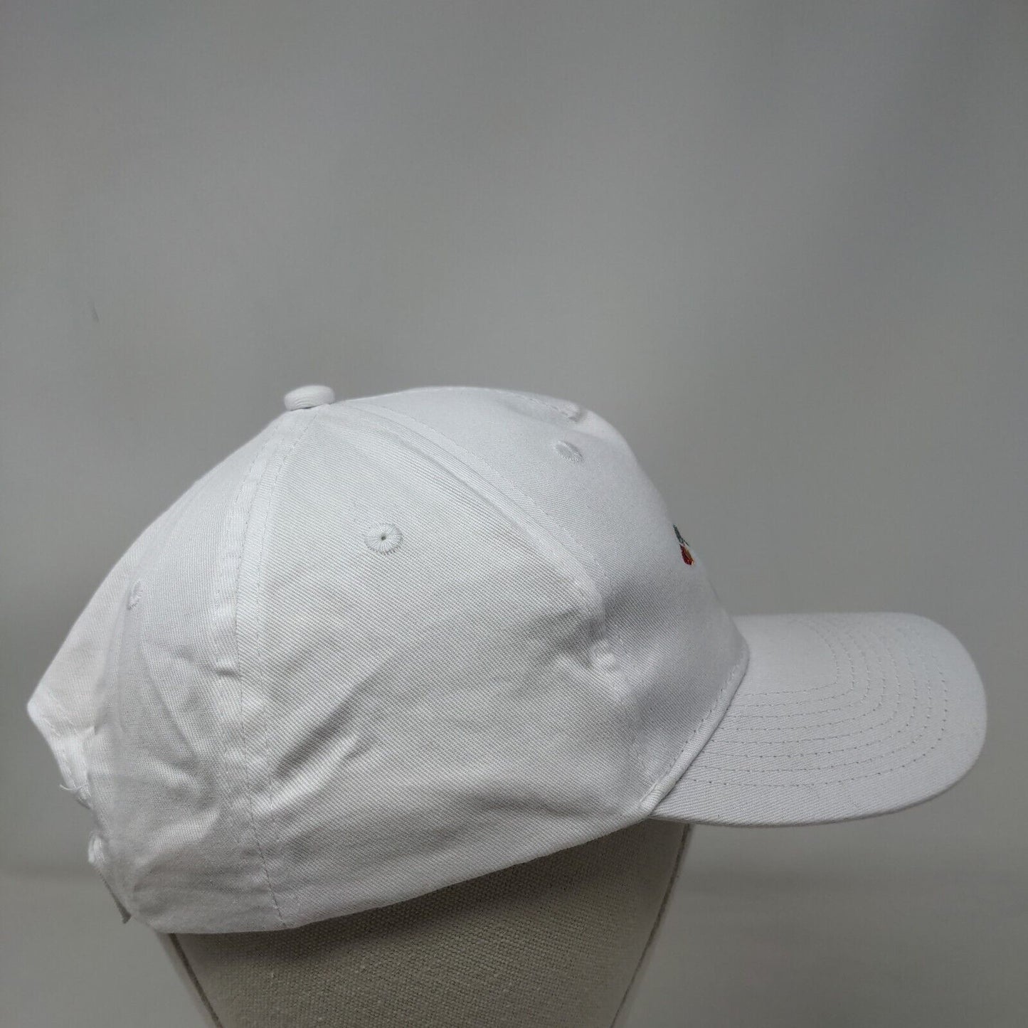 Nielsen Strapback Hat White One Size Embroidered Solid Port & Company