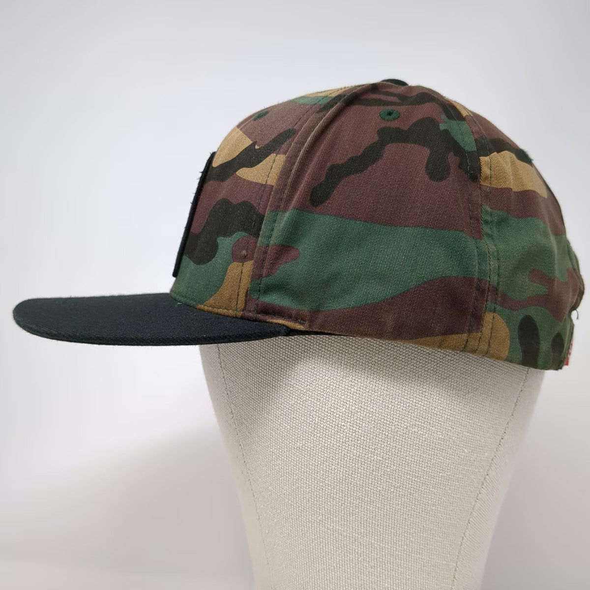 Fasthouse Snapback Hat Green One Size Camo Haulin Ass Flat Bill Patch Moto