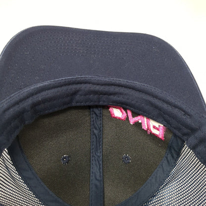 DNA Pro Cycling Snapback Mesh Back Trucker Hat Blue One Size Adjustable