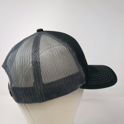 Outdoor Cap Trucker Hat Black Gray One Size Mesh Snapback Herc Entertainment