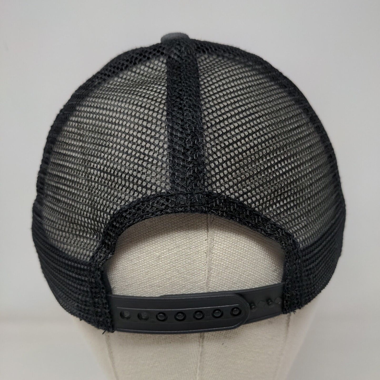 BPA Baseball Snapback Mesh Back Trucker Hat Gray One Size Colorblock