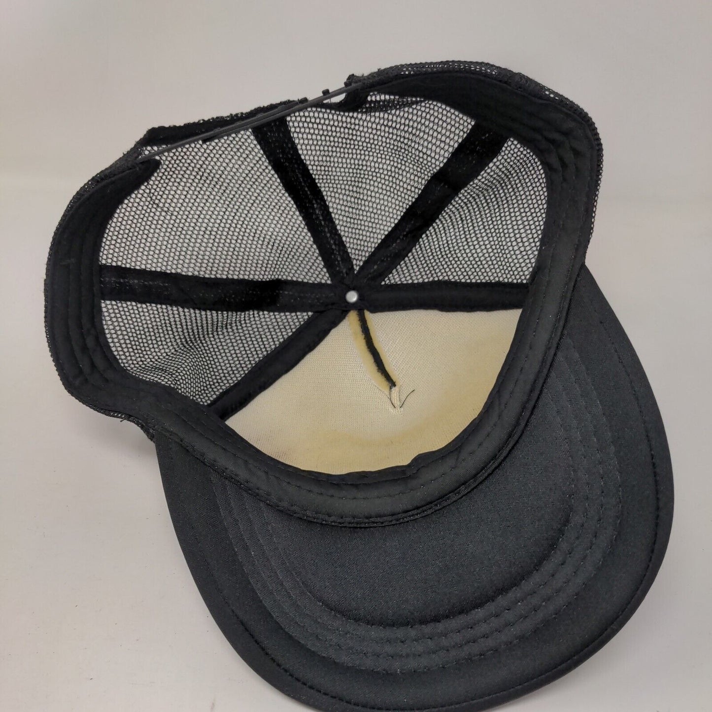 Smittybilt Snapback Trucker Hat Black One Size Adjustable Breathable Mesh Back
