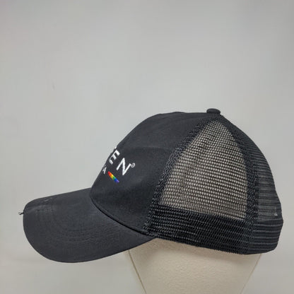 Effen Vodka Strapback Trucker Hat Black One Size Drink Responsibly Mesh Back