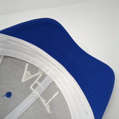 AFT Adams Family Tackle Snapback Trucker Hat Blue One Size Mesh Back