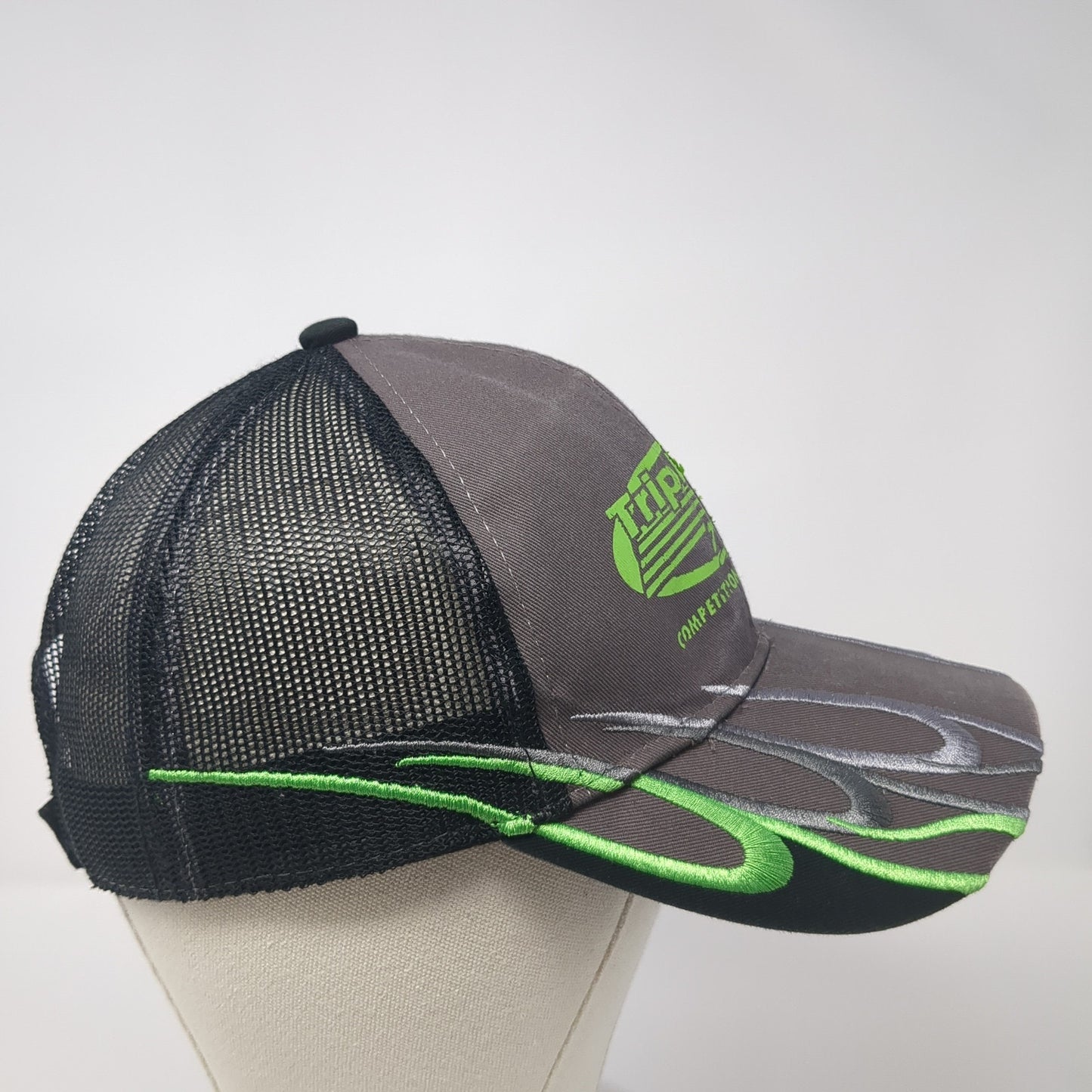 Triple C Agency Strapback Trucker Hat Multicolor One Size Mesh Back