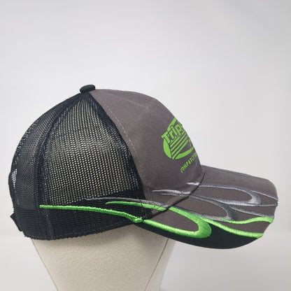 Triple C Agency Strapback Trucker Hat Multicolor One Size Mesh Back