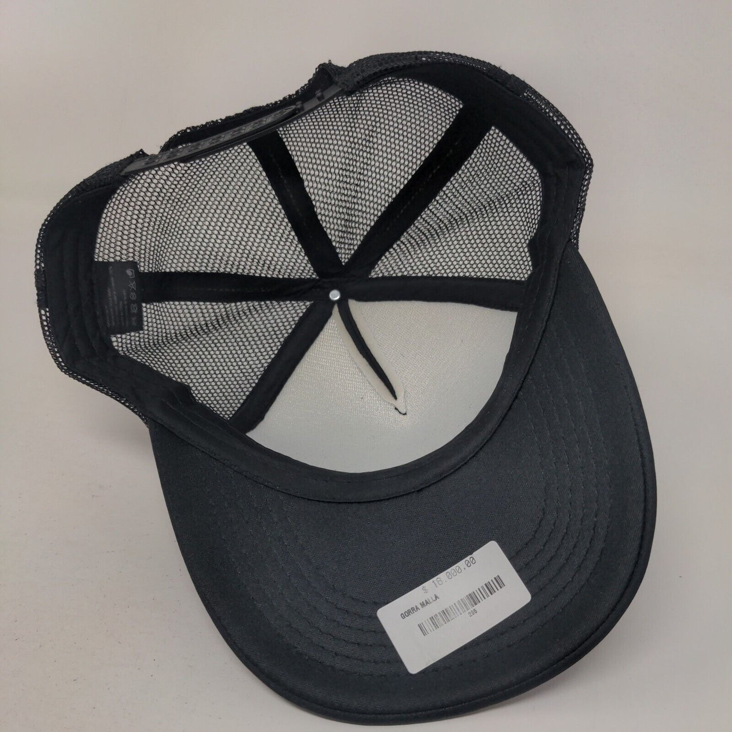 Borracho Pero Buen Muchacho Snapback Trucker Hat Black One Size Mesh Back