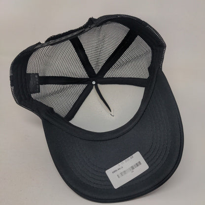 Borracho Pero Buen Muchacho Snapback Trucker Hat Black One Size Mesh Back