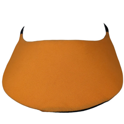No Headache Sun Visor Hat Orange One Size Adjustable Lightweight Blank