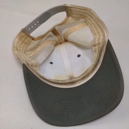 Columbia PFG Fish Flag Snapback Mesh Back Trucker Hat Green One Size