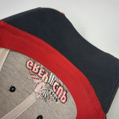 Reebok CFL Grey Cup 2009 Calgary Hat Black White Red One Size Flex Fit 97th Logo