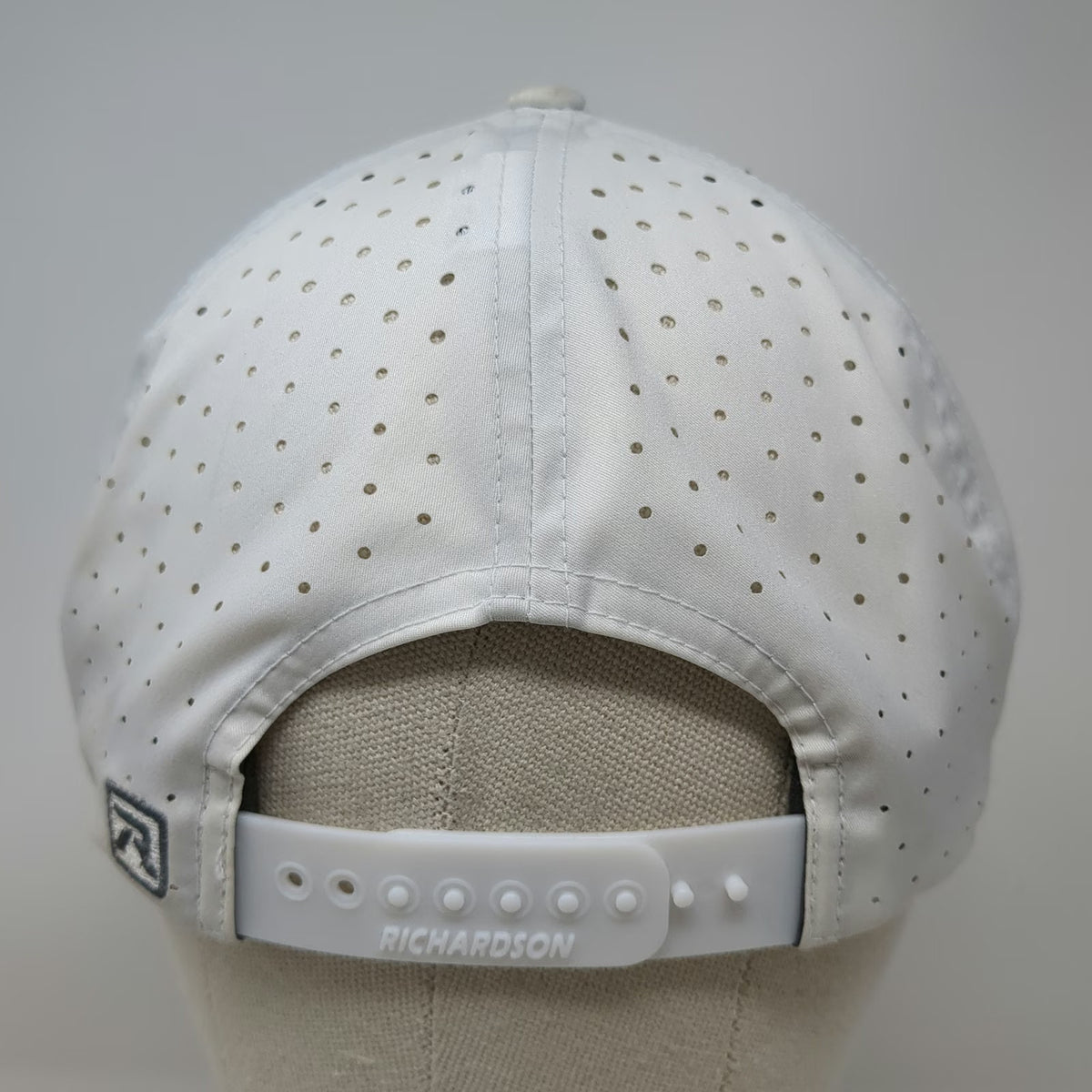 Richardson Trucker Hat White L Electrolit Instant Hydration Perforated Snapback