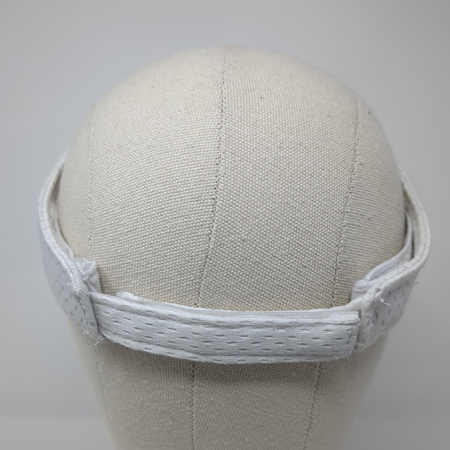 First State Community Bank Sun Visor Hat White One Size Adjustable Outdoor Cap