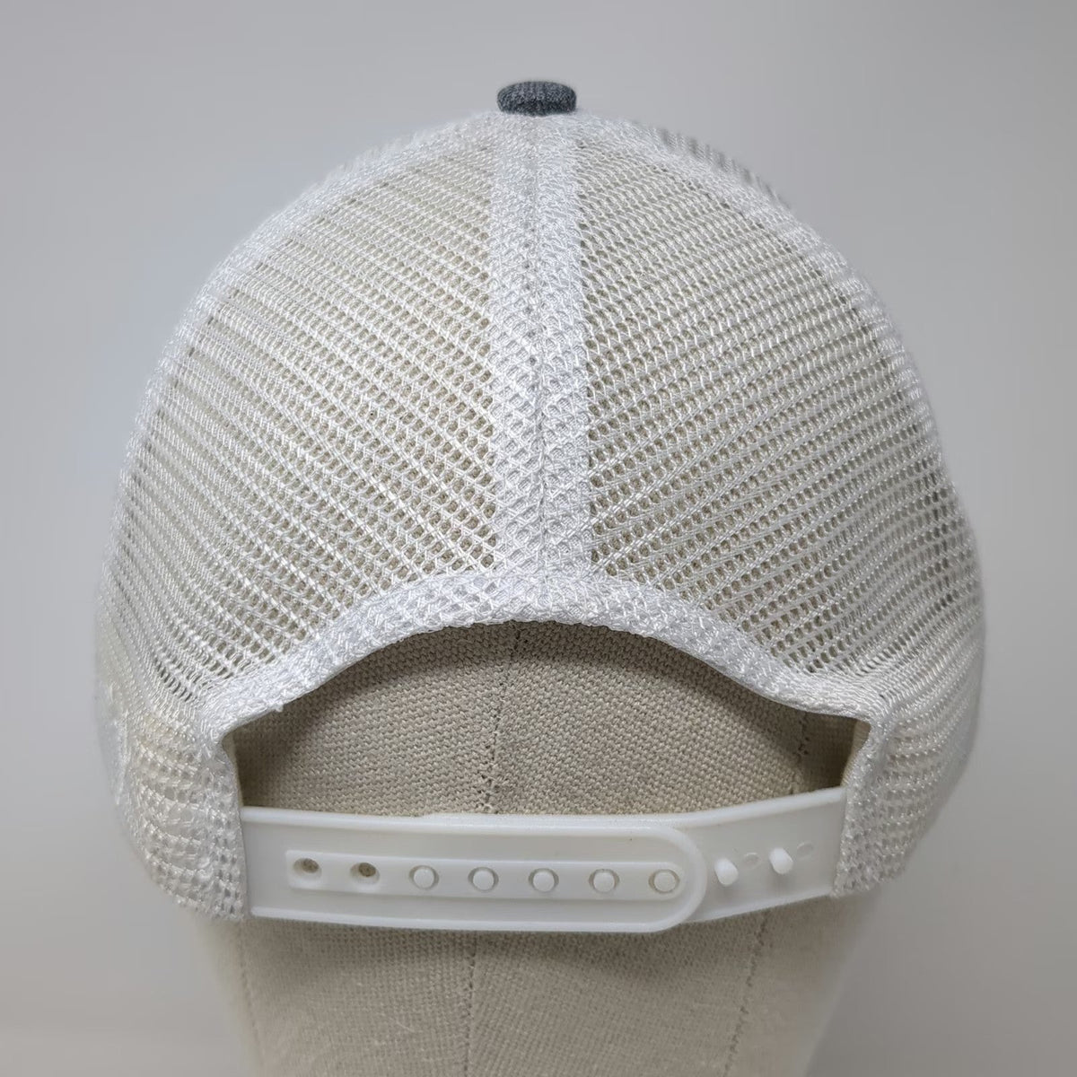 Vie Trucker Hat Gray One Size Mesh Snapback Valley Ag Mountain Logo Agriculture