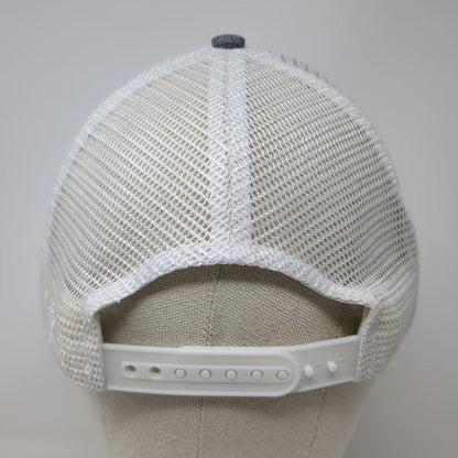 Vie Trucker Hat Gray One Size Mesh Snapback Valley Ag Mountain Logo Agriculture