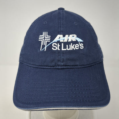 Air St. Luke's Strapback Hat Blue One Size Adjustable Embroidered Otto