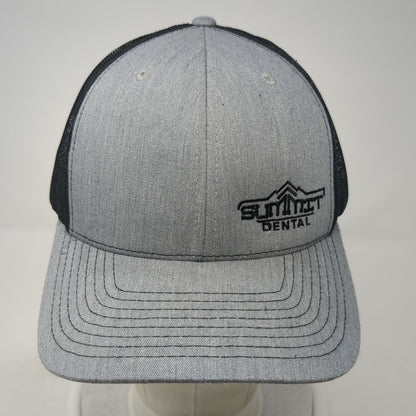 Summit Dental Snapback Mesh Back Trucker Hat Gray One Size Richardson