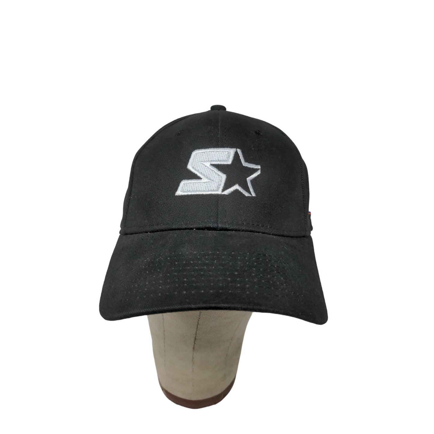 Starter Pro Flex Joe Gibbs Racing Fitted Hat Size M/L Black Embroidered Logo