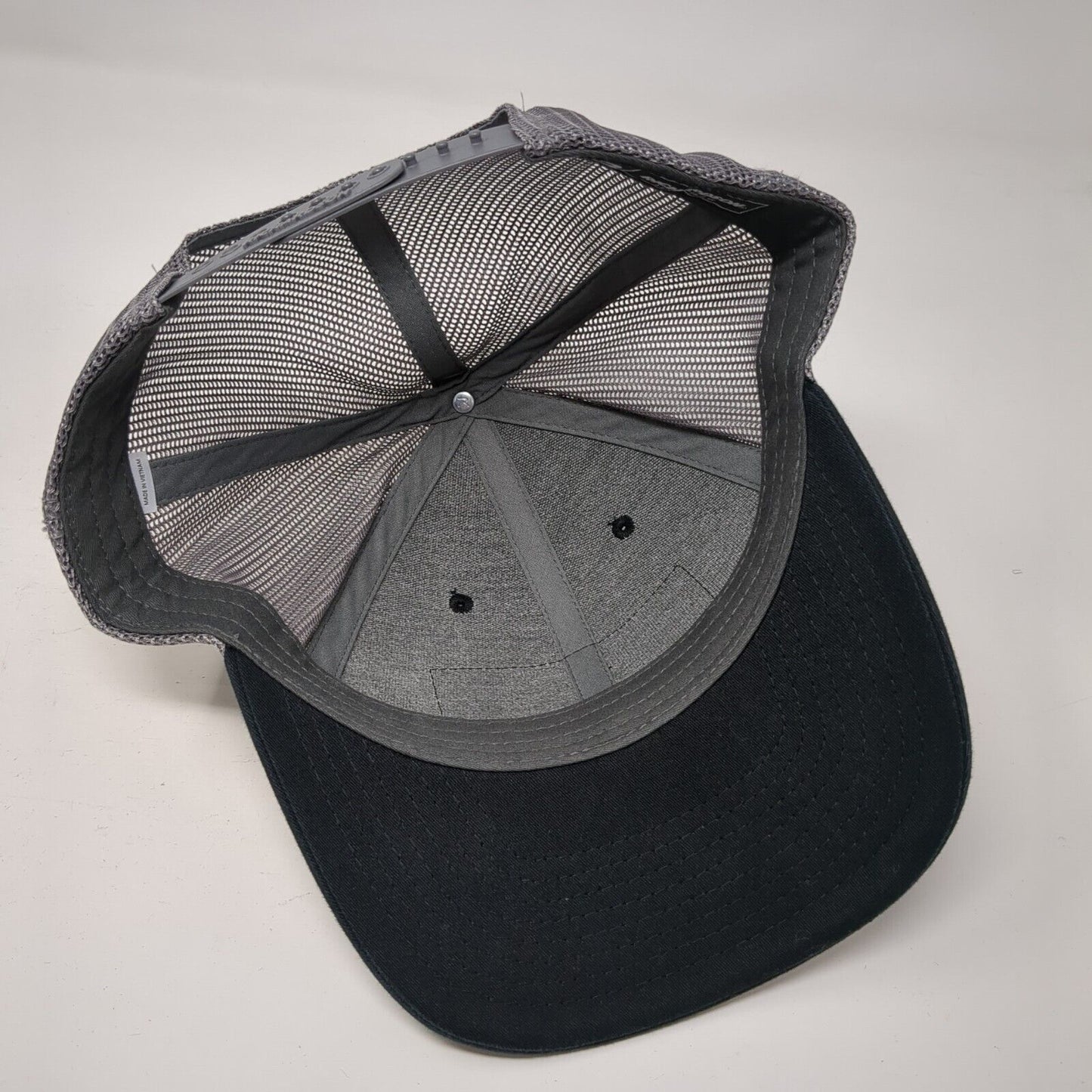 Idaho Patch Snapback Trucker Hat Black MD/LRG Mesh Back Colorblock