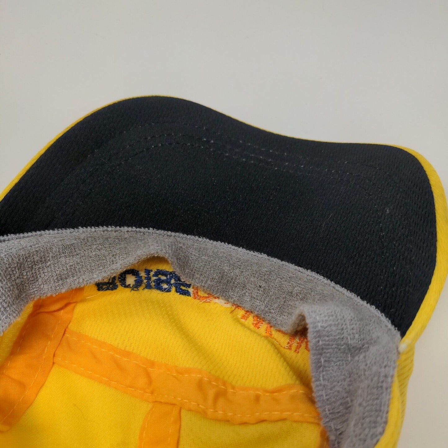 Boise Run Walk Strapback 5 Panel Hat Yellow One Size Embroidered