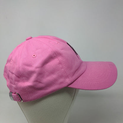 Unbranded Women's Slideback Hat Pink Embroidered Mrs. Logo 100% Cotton