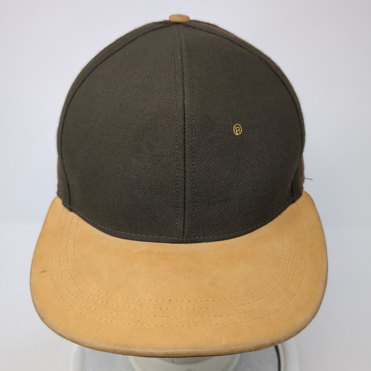 Timberland Fitted Hat Brown 7 1/4 Embroidered Logo Colorblock Outdoor