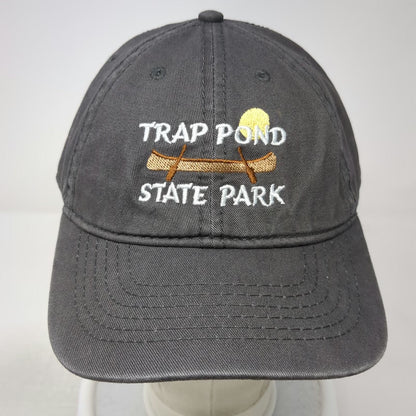 Jacobson Hat Trap Pond State Park Gray One Size Baseball Cap Strapback Canoe