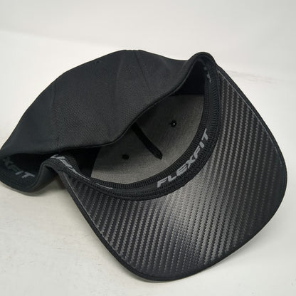 Bentley 5 Panel Black One Size Hat Flexfit Carbon Fiber Performance Polyester