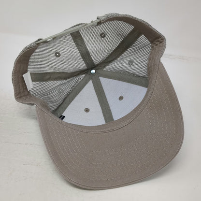 Decky Trucker Hat Gray One Size Snapback Mesh Big Black Hawk Aviation Helicopter