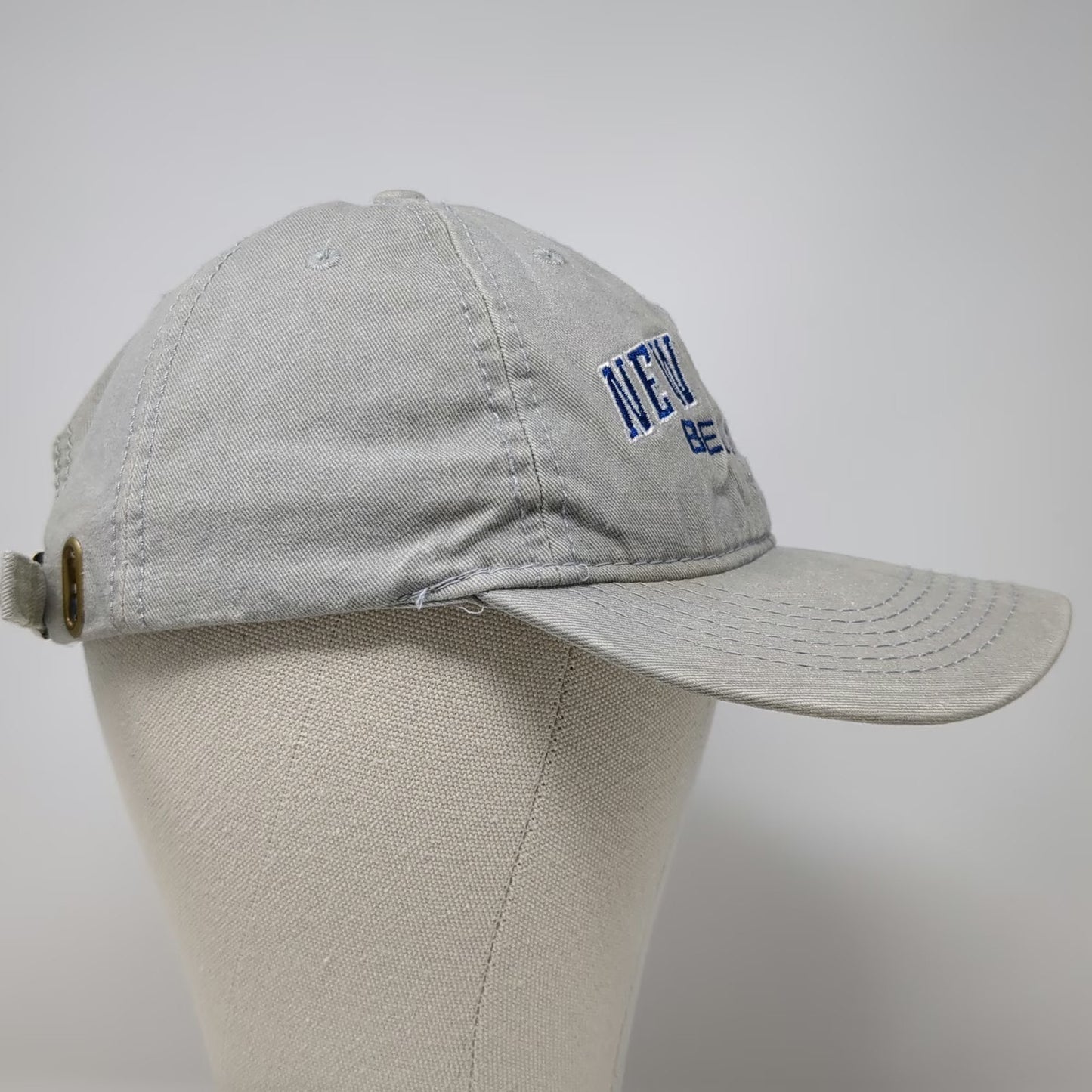 ESY Baseball Cap Gray One Size New Smyrna Beach FL Florida Cotton Slideback Hat