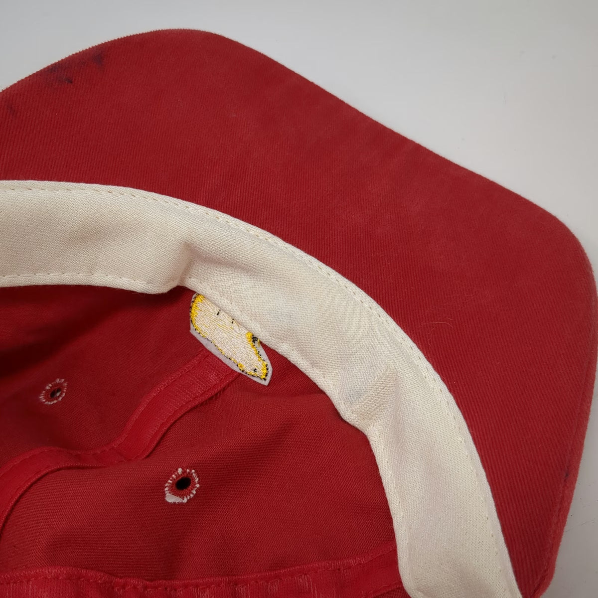 Troon Golf Old Works Cap Red Jack Nicklaus Golden Bear Slideback Hat Vintage