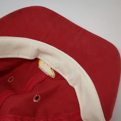 Troon Golf Old Works Cap Red Jack Nicklaus Golden Bear Slideback Hat Vintage