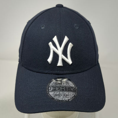 New York Yankees MLB New Era Baseball Cap Blue White One Size Adjustable Strap