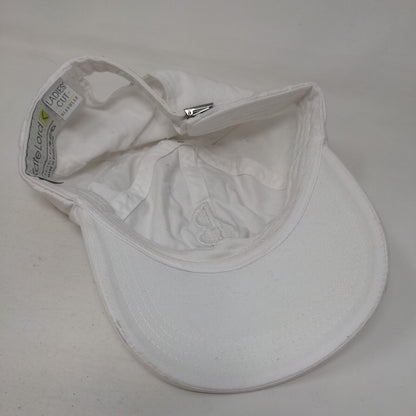 Block Island Ladies Slideback Hat White One Size Adjustable Ladies Cut Kate Lord