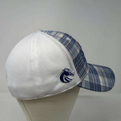 Boise State Broncos NCAA Black Clover Cap Gray Embroidered XL Plaid Lucky Hat