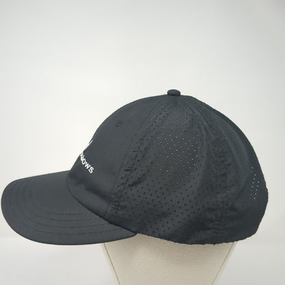 Osprey Meadows Snapback Hat Black One Size Adjustable Laser Cut Pukka