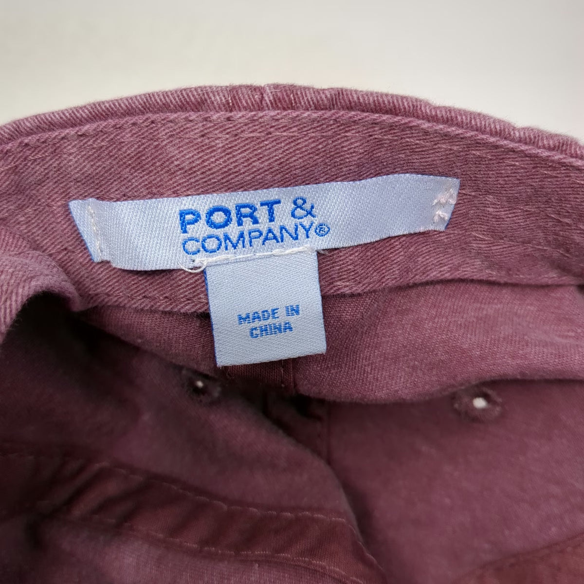 Port & Company Pink Baseball Cap One Size Down The Hatch Rope Slideback Hat