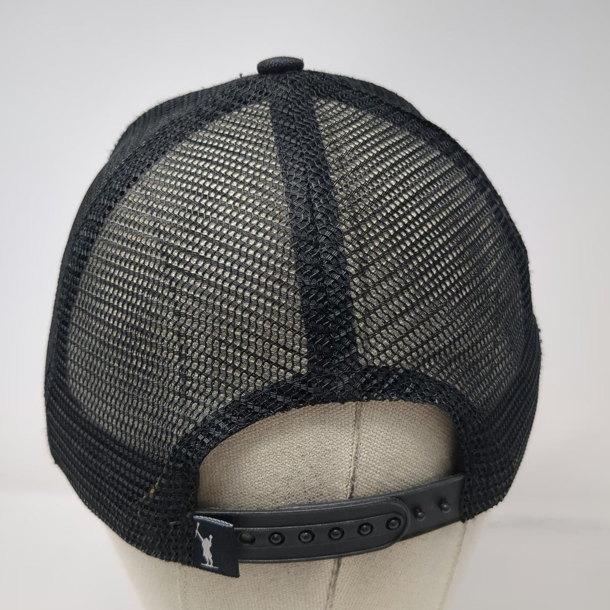 Adrenaline Lacrosse Trucker Hat Black Blue Red White One Size Mesh Snapback Logo