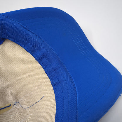 Junior Tu Papa Snapback Trucker Hat Blue One Size Mesh Back Adjustable