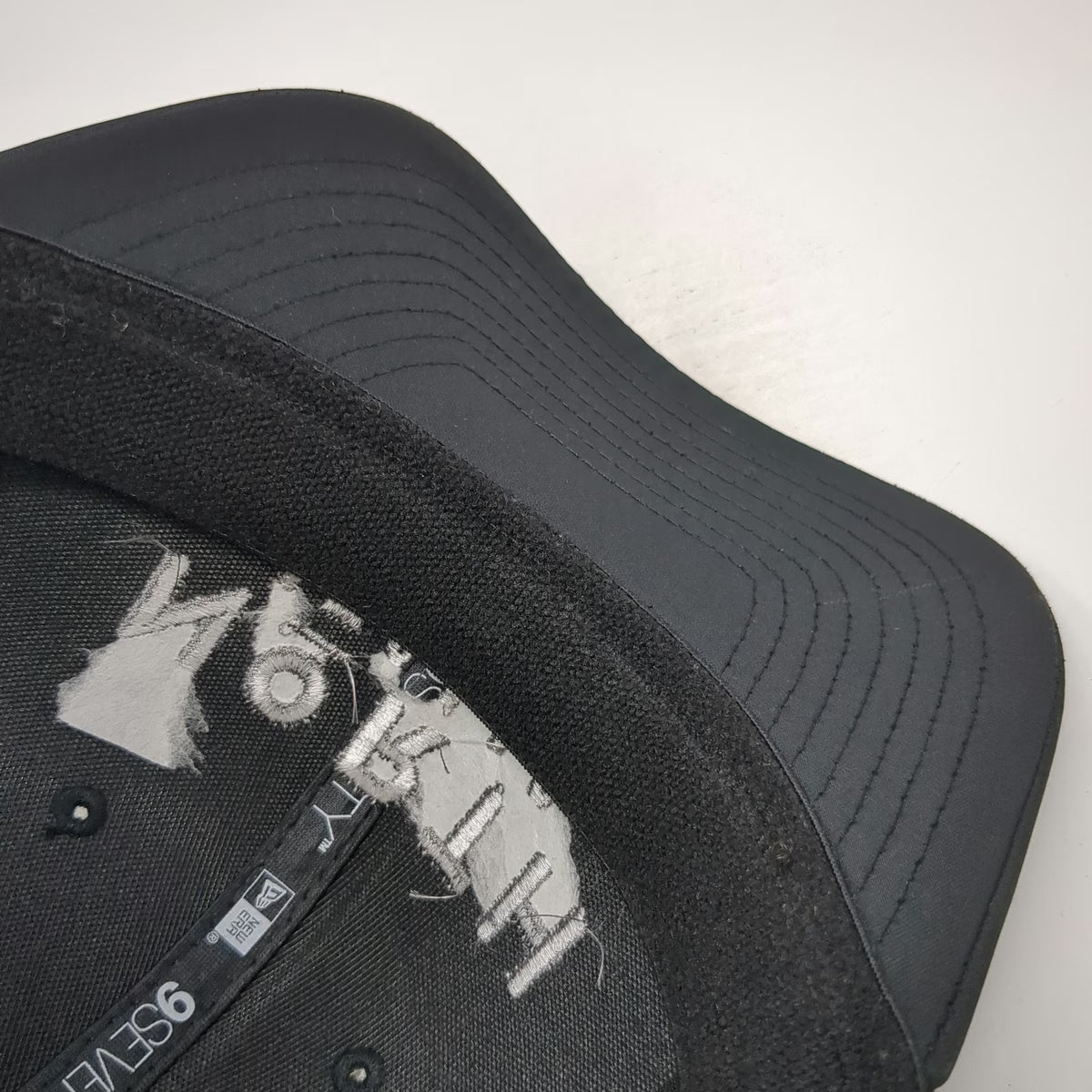 New Era Trucker Hat Black OSFM North Italia Perforated Mesh Snapback 9SEVENTY