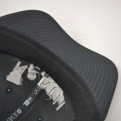 New Era Trucker Hat Black OSFM North Italia Perforated Mesh Snapback 9SEVENTY