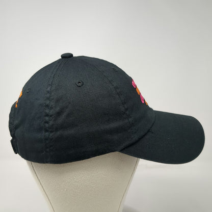 Dunkin Donuts Coffee Baseball Cap Black One Size DD Perks Strapback Hat