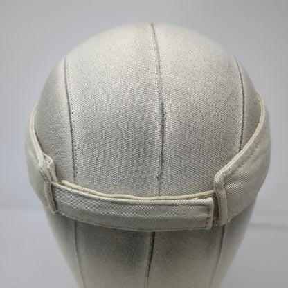Dorfman Pacific Co Visor Beige OSFM San Clemente Hibiscus Cotton Strapback Hat