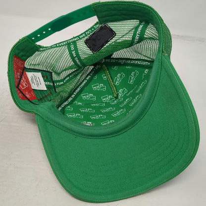 Bigtruck Trucker Hat Green One Size US Ski Team Mountain Goggle Mesh Snapback