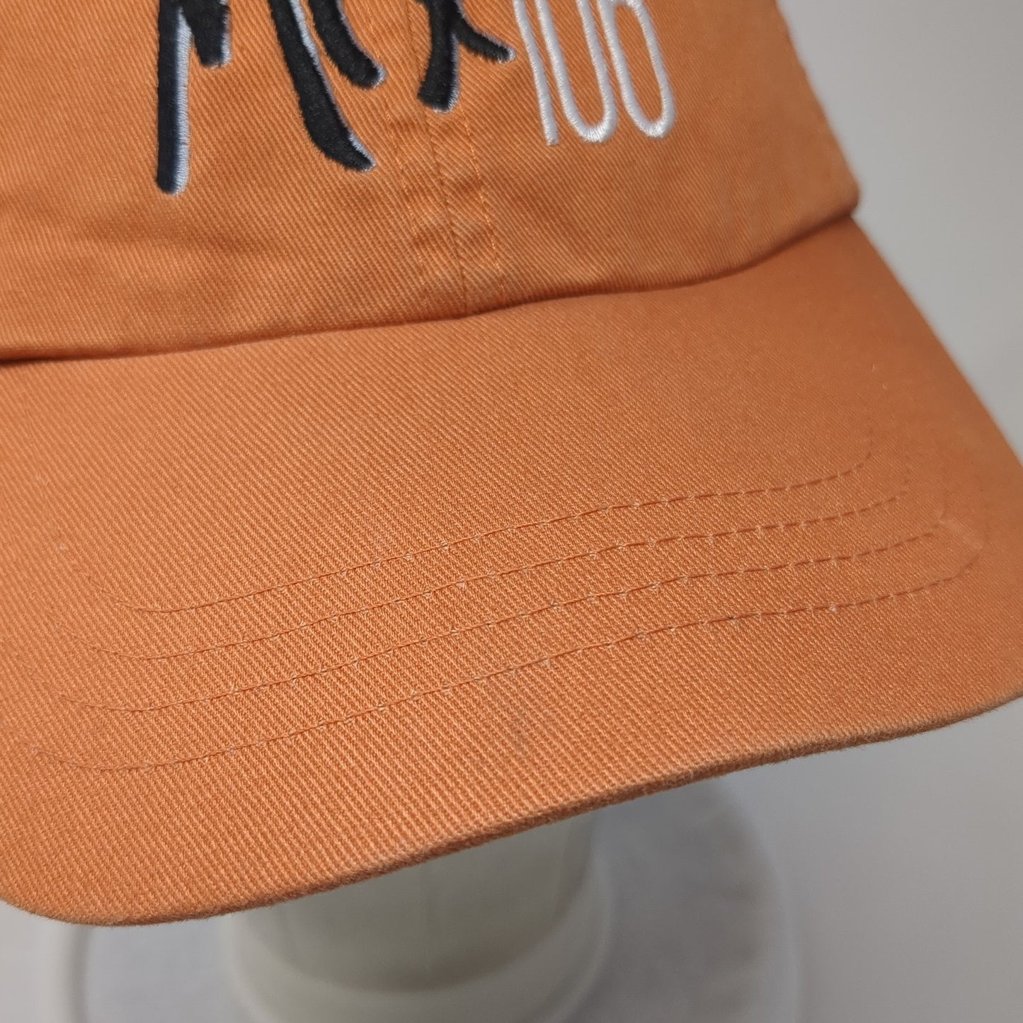 Mix 106 Foot & Ankle Medical Center Baseball Cap Orange One Size Adjustable KC