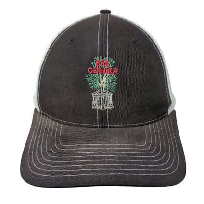 Bar Gernika Snapback Mesh Back Trucker Hat Black Adjustable Richardson