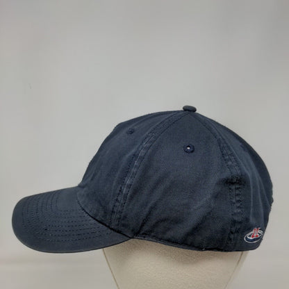 21 Inc. Slideback Hat Blue OSFA Adjustable Solid Vent Holes 6 Panel