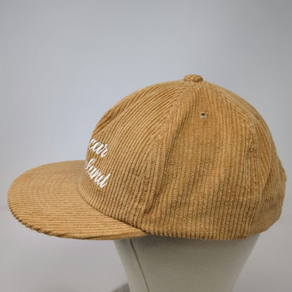 Overcrest 5 Panel Brown One Size Hat Corduroy Sportswear Vacationland Slideback